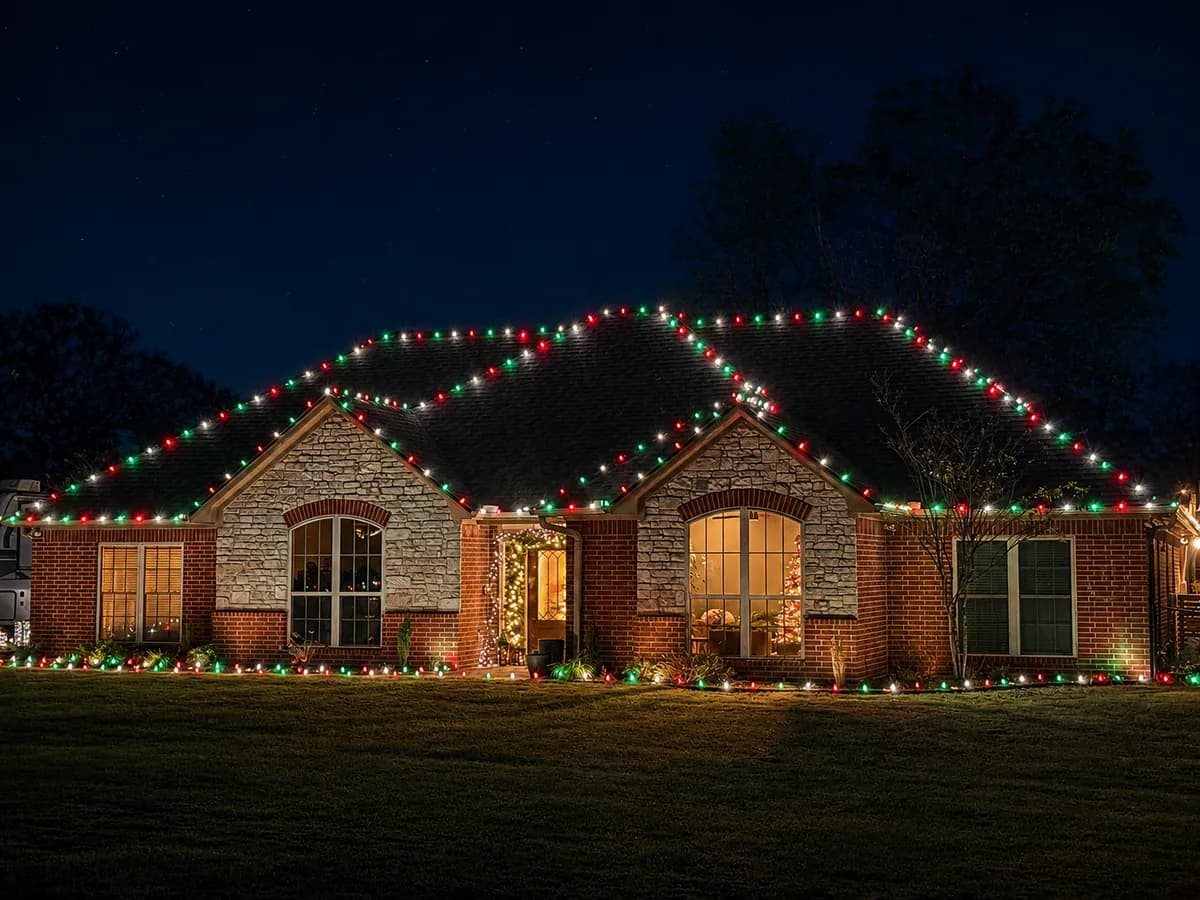 Lawn & Light Christmas light install