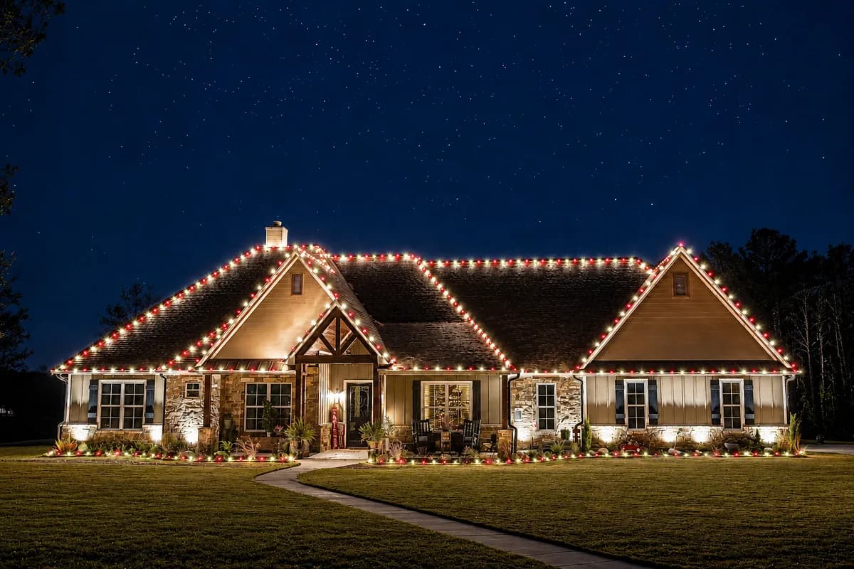 Lawn & Light Christmas light install