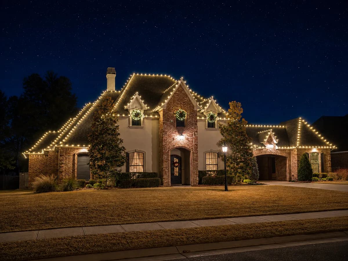 Lawn & Light Christmas light install