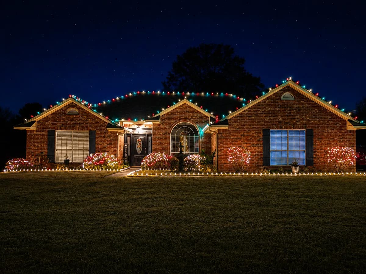 Lawn & Light Christmas light install