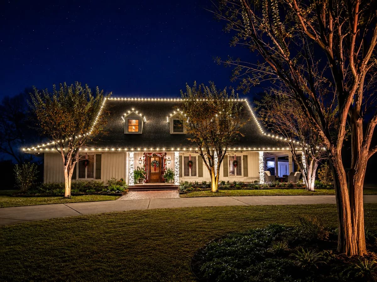 Lawn & Light Christmas light install