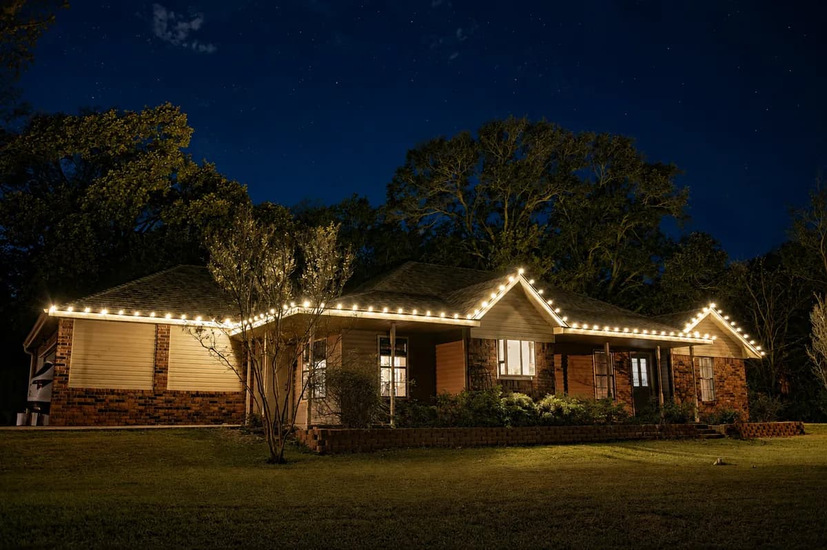 Lawn & Light Christmas light install