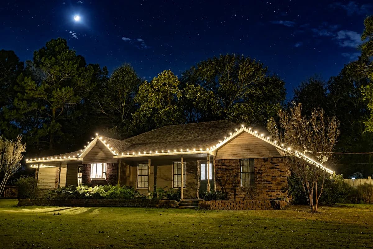 Lawn & Light Christmas light install