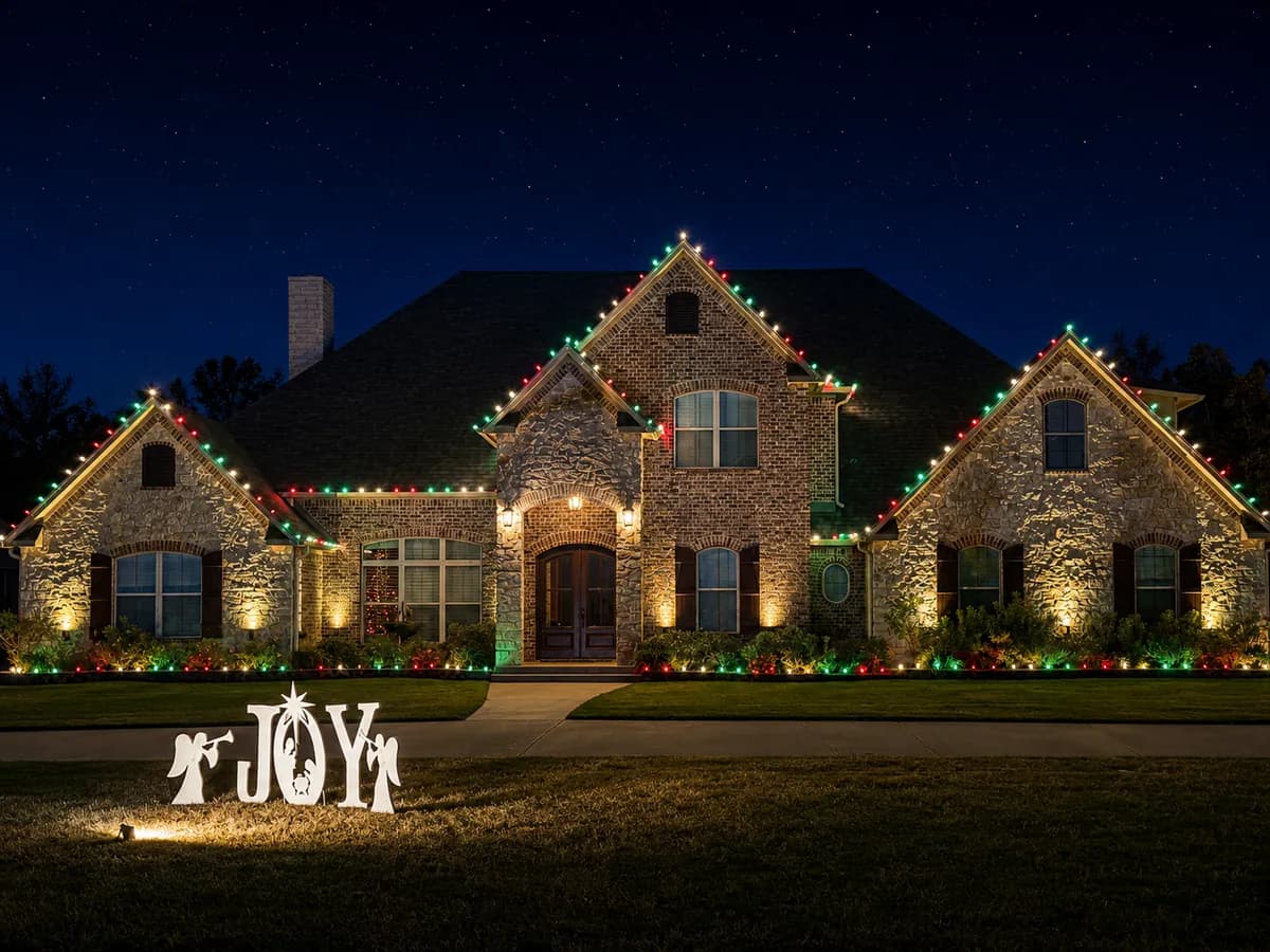 Lawn & Light Christmas light install