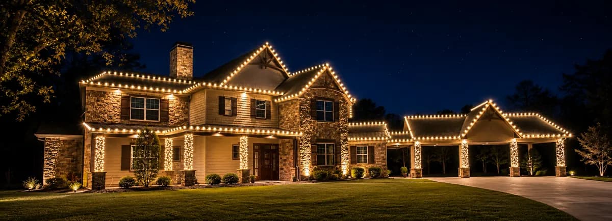 Lawn & Light Christmas light install