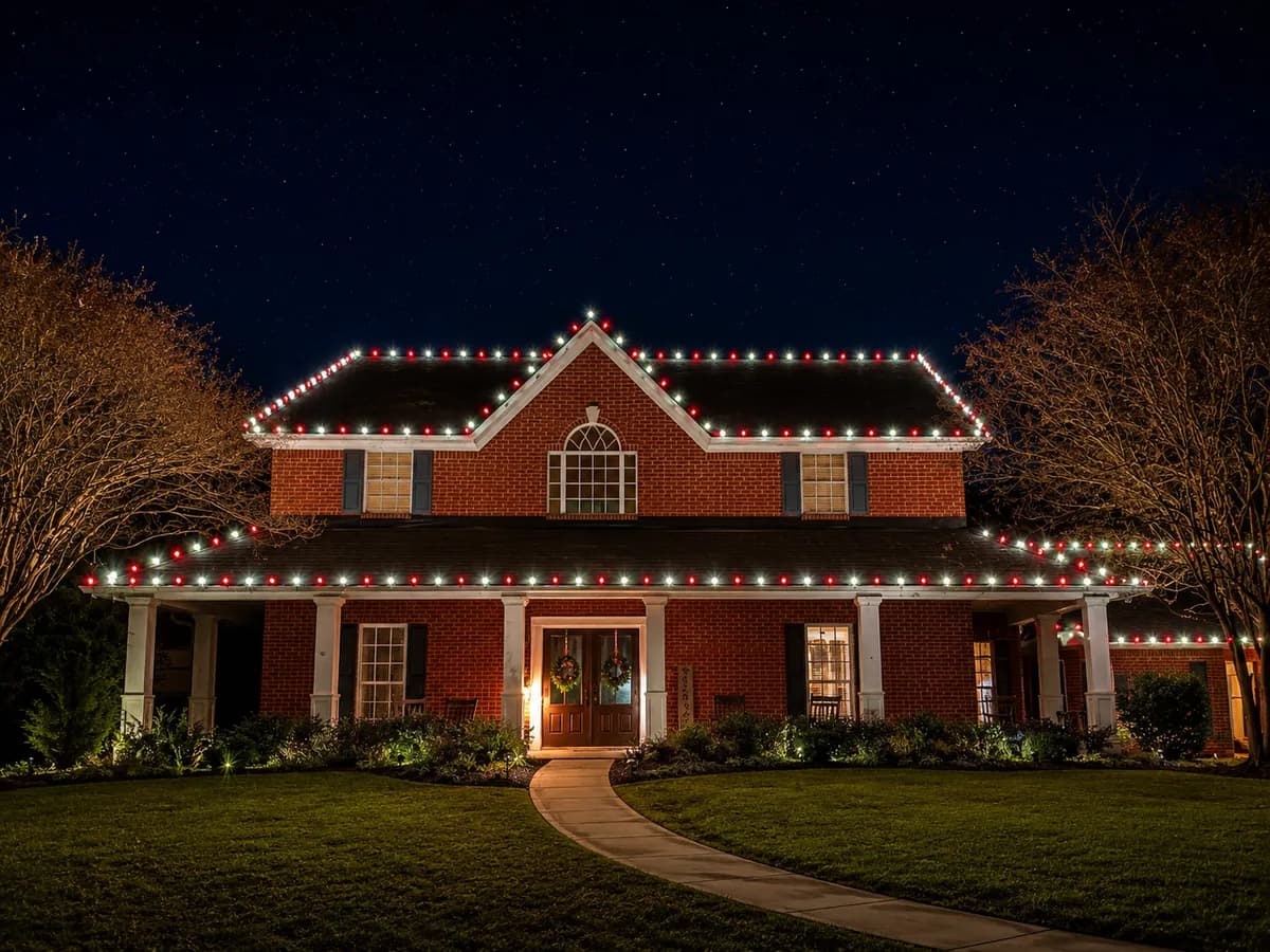Lawn & Light Christmas light install