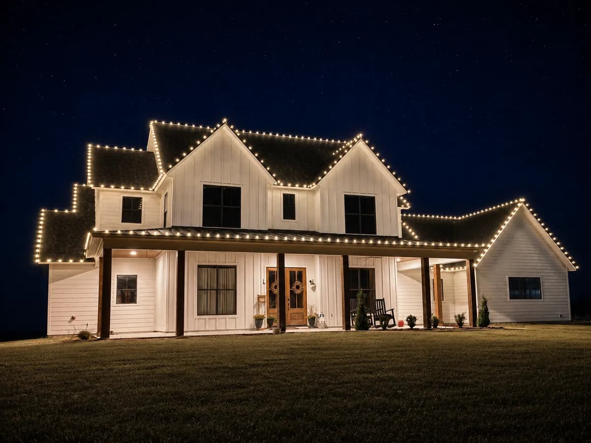 Lawn & Light Christmas light install