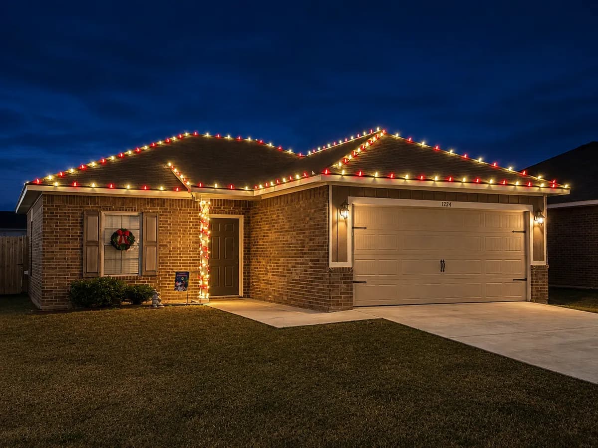 Lawn & Light Christmas light install