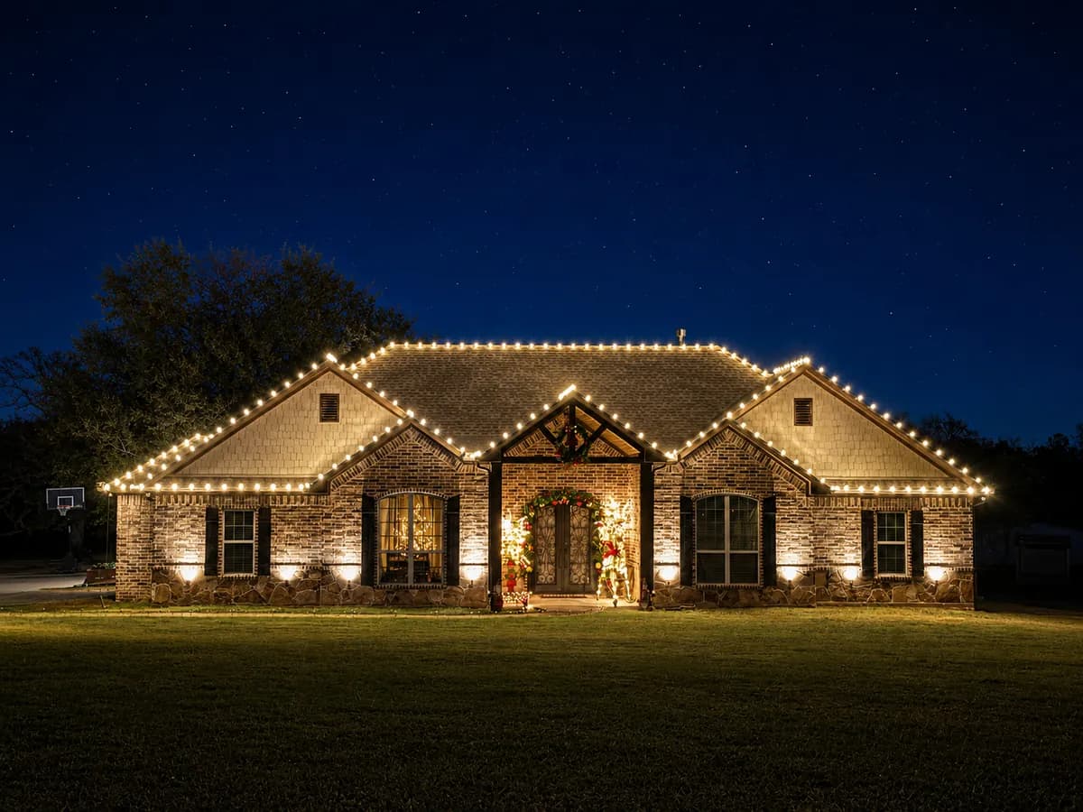 Lawn & Light Christmas light install