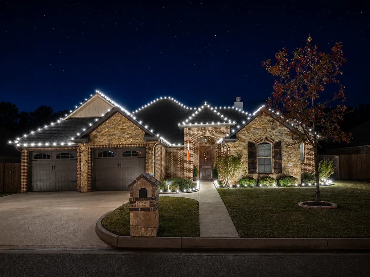 Lawn & Light Christmas light install