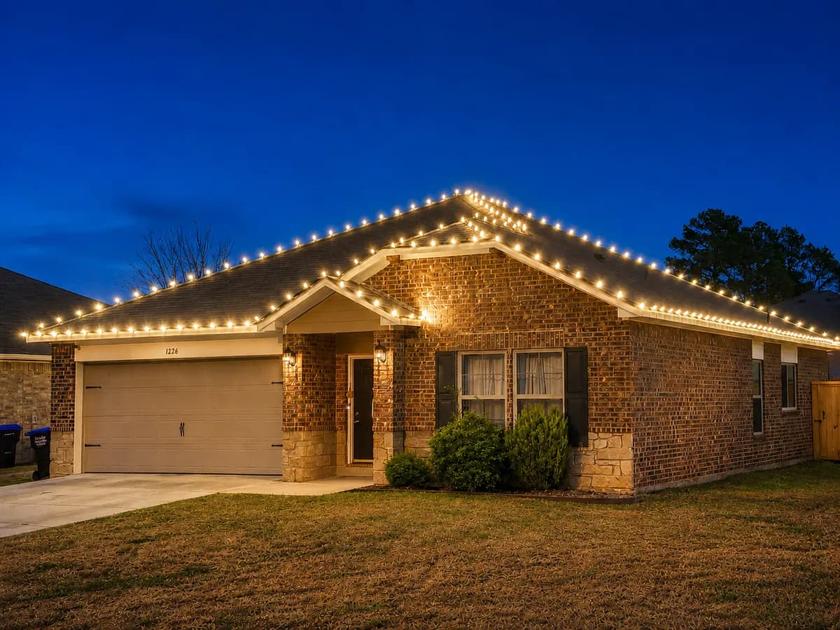 Lawn & Light Christmas light install