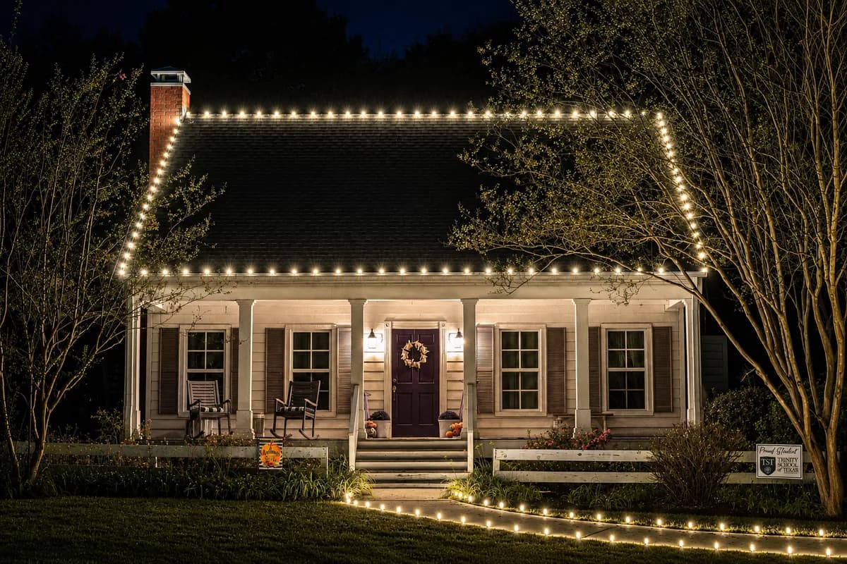 Lawn & Light Christmas light install