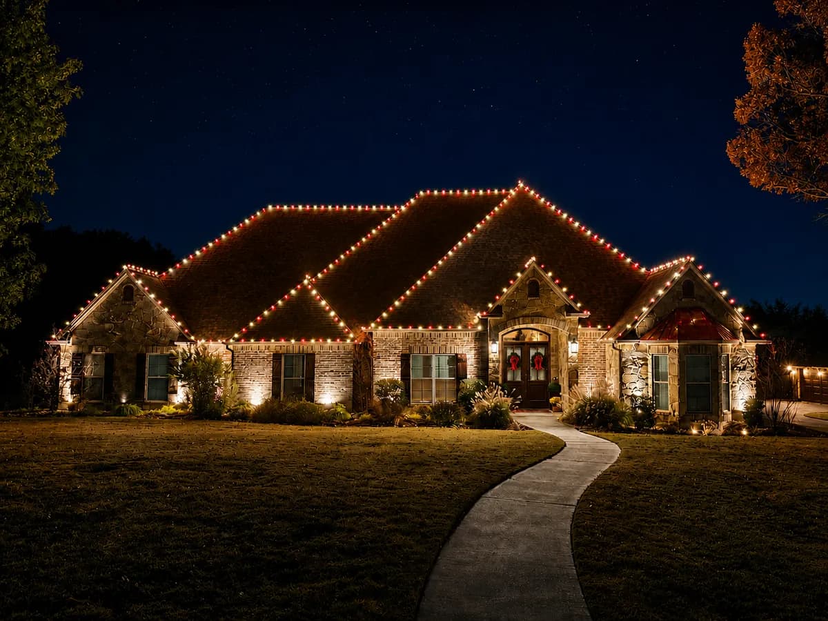 Lawn & Light Christmas light install