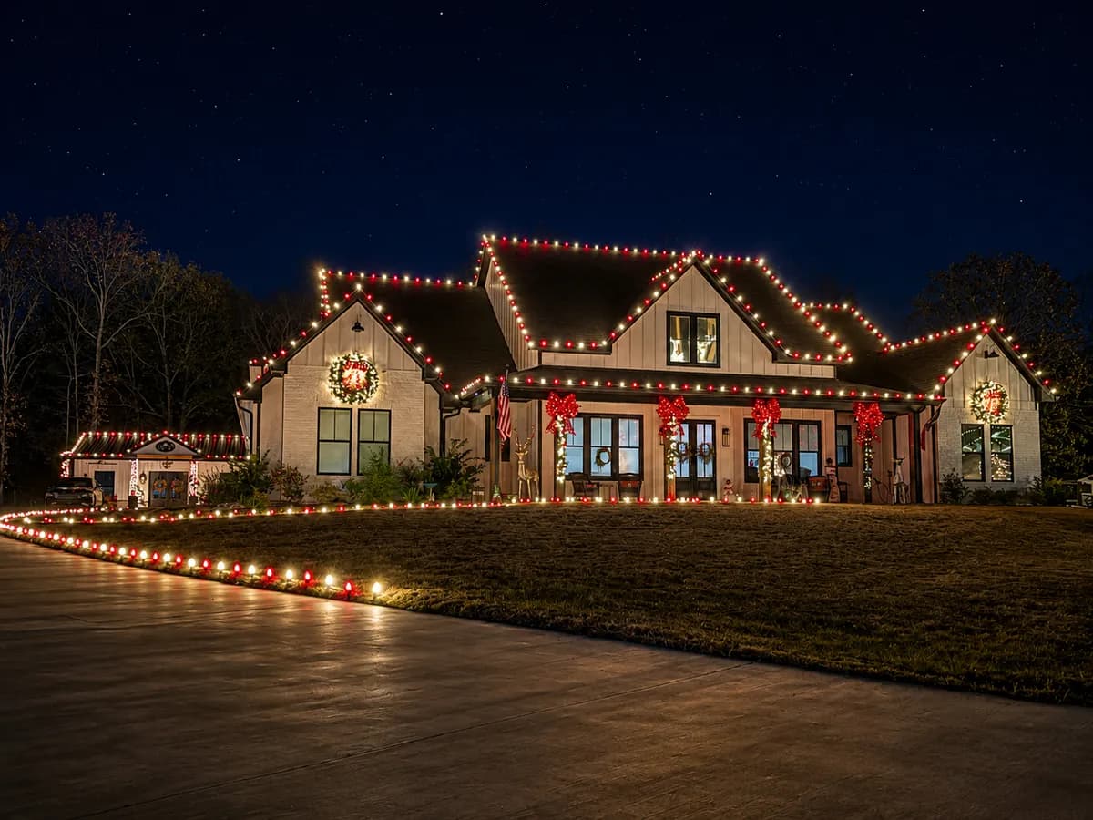 Lawn & Light Christmas light install