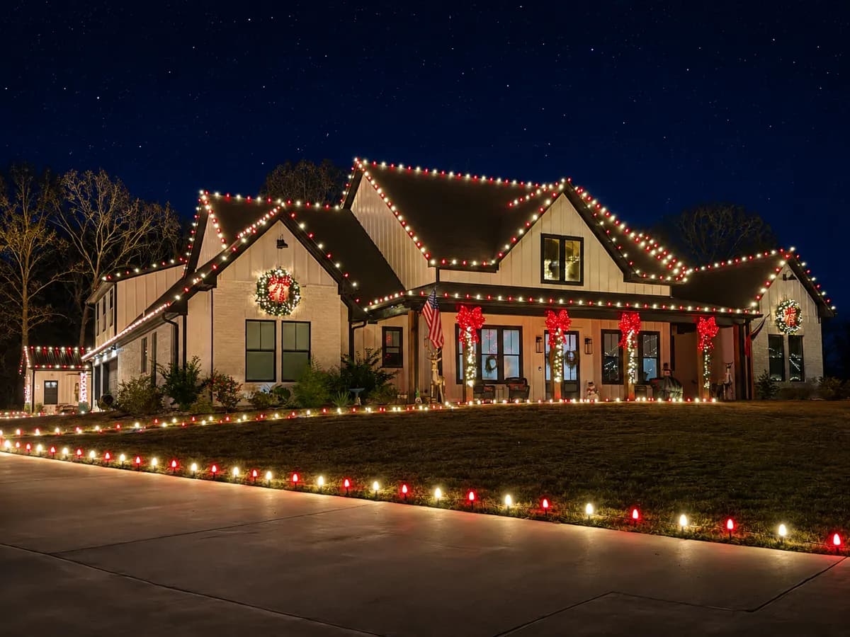 Lawn & Light Christmas light install