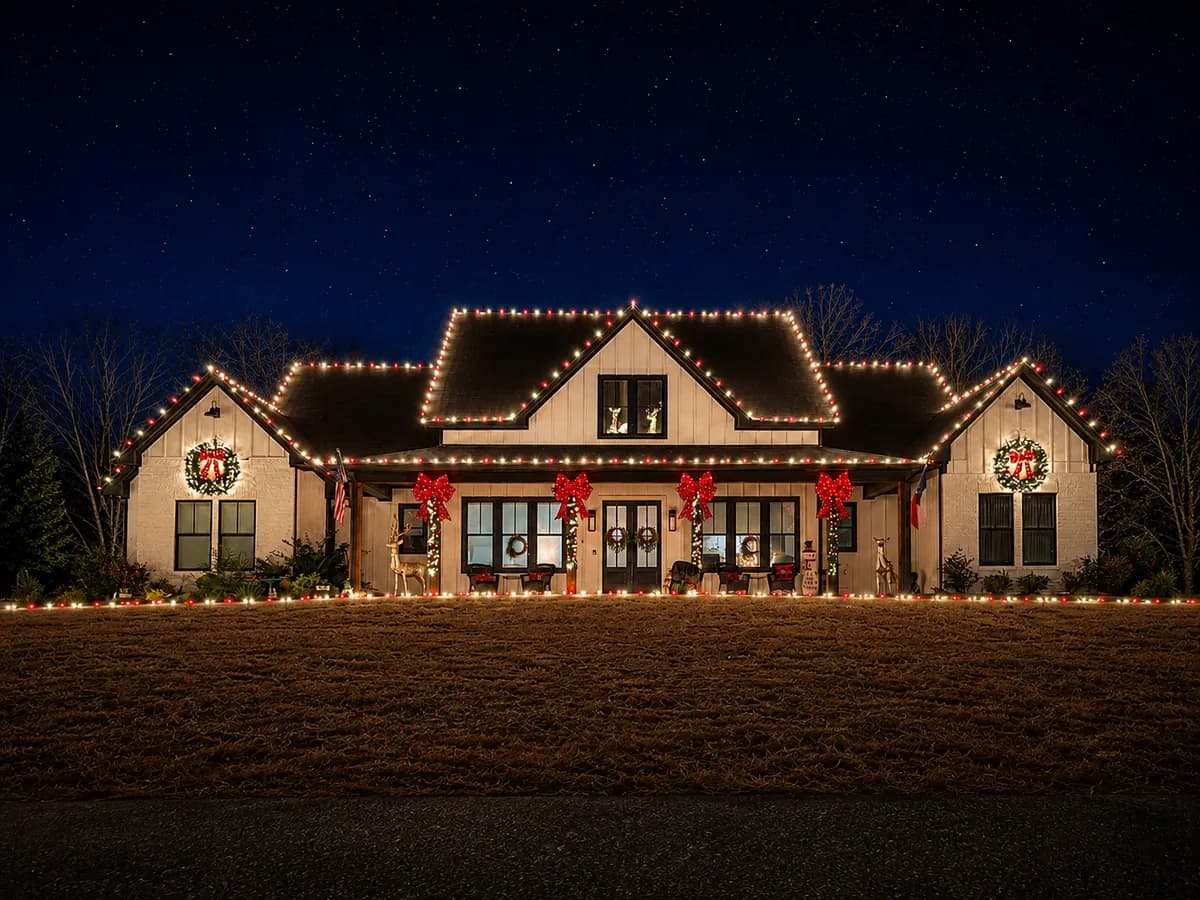 Lawn & Light Christmas light install