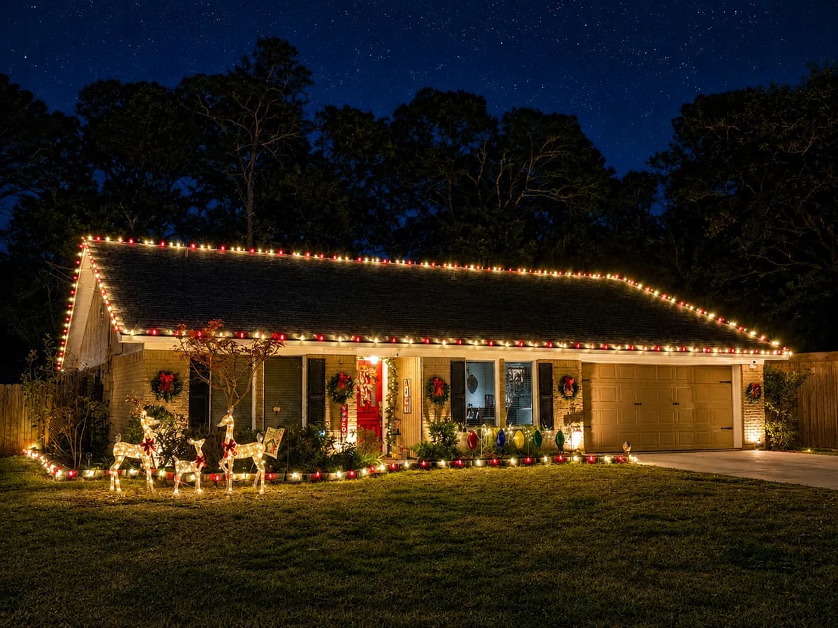 Lawn & Light Christmas light install