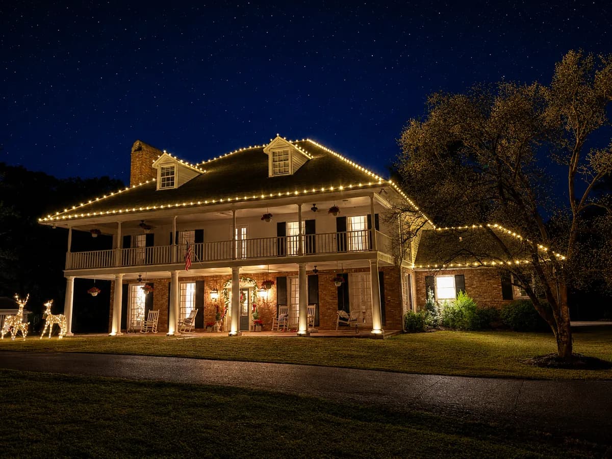 Lawn & Light Christmas light install