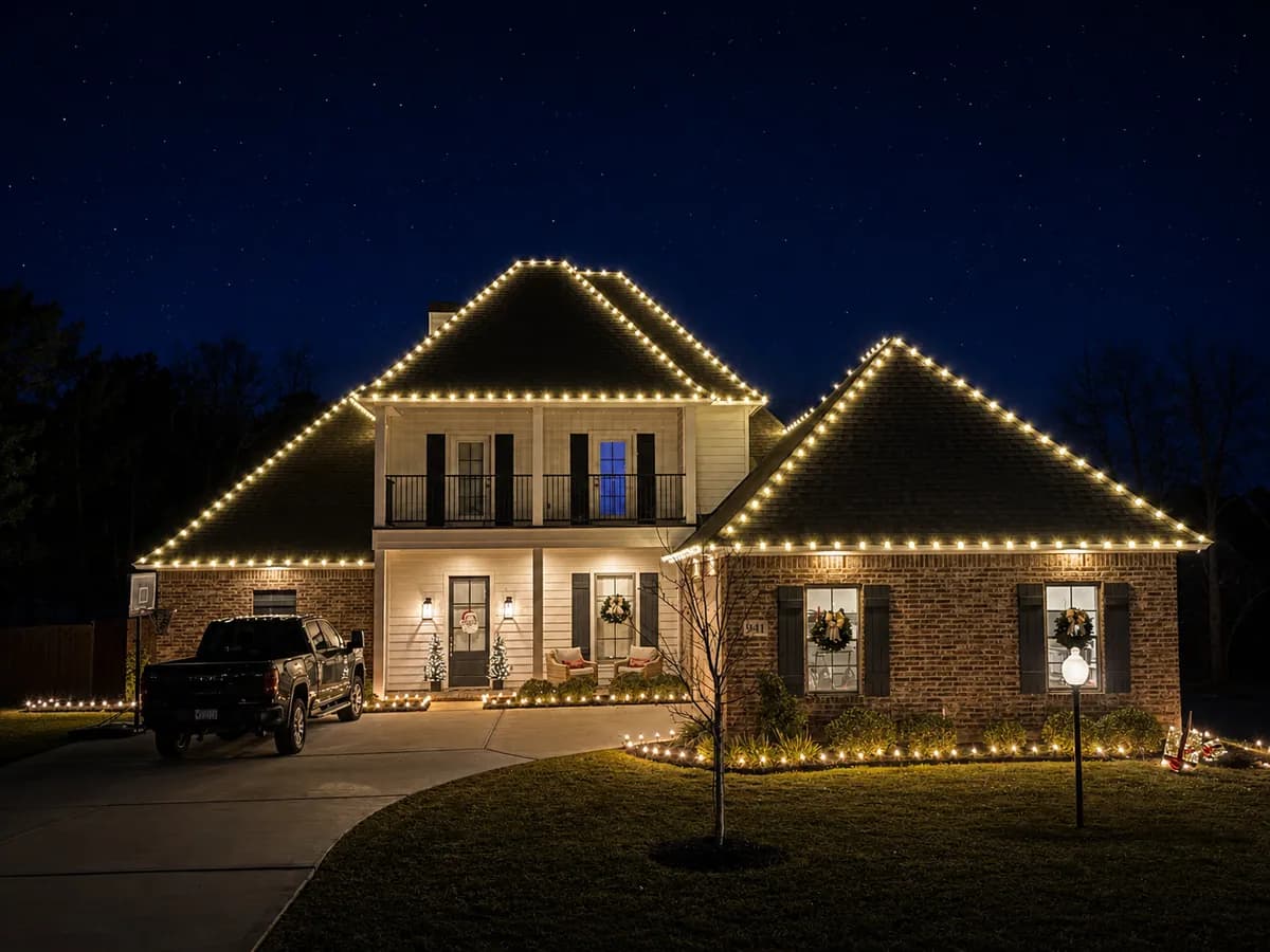 Lawn & Light Christmas light install