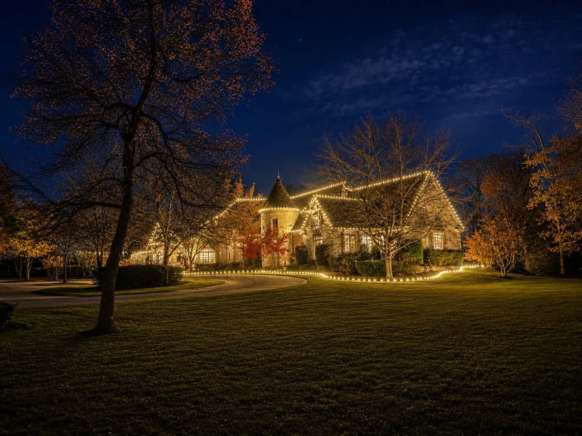 Lawn & Light Christmas light install