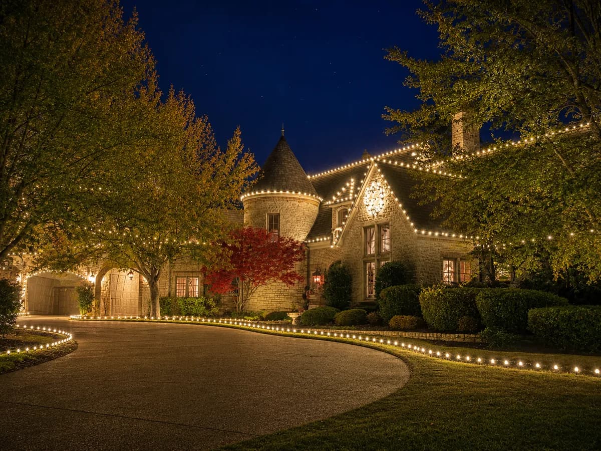 Lawn & Light Christmas light install