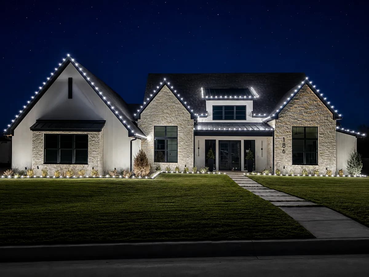 Lawn & Light Christmas light install