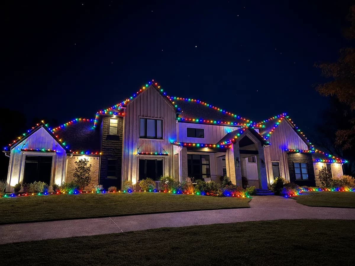 Lawn & Light Christmas light install