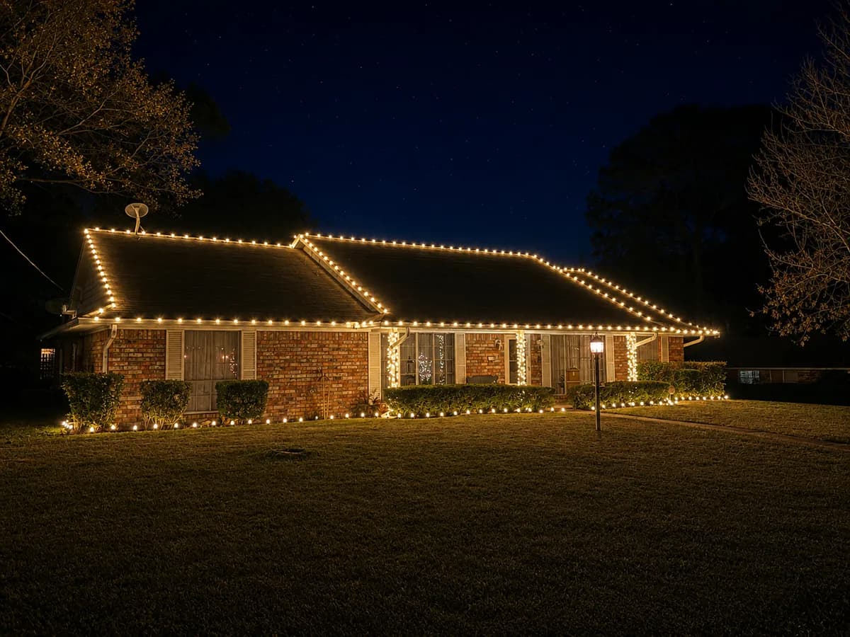 Lawn & Light Christmas light install