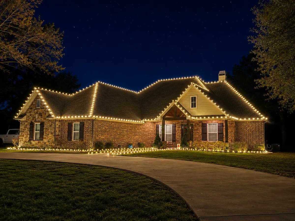 Lawn & Light Christmas light install