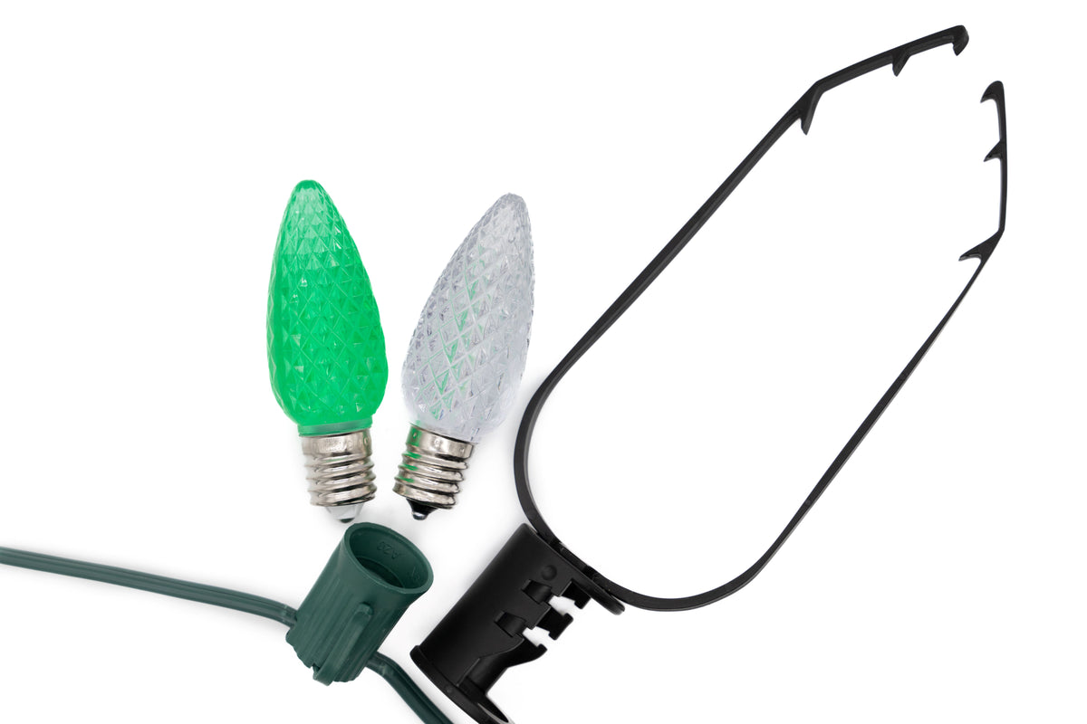 Ridgeline Stringer Kit - Green & Cool White Alternating - Per 10 Foot Section