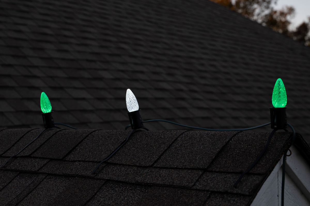 Ridgeline Stringer Kit - Green & Cool White Alternating - Per 10 Foot Section