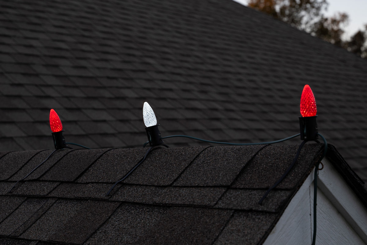 Ridgeline Stringer Kit - Red & Cool White Alternating - 10 Per Foot Section