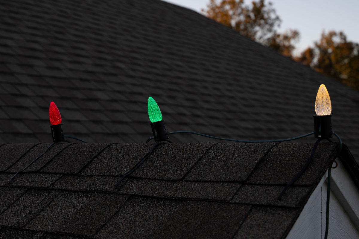 Ridgeline Stringer Kit - Red, Green & Warm White - Per 10 Foot Section