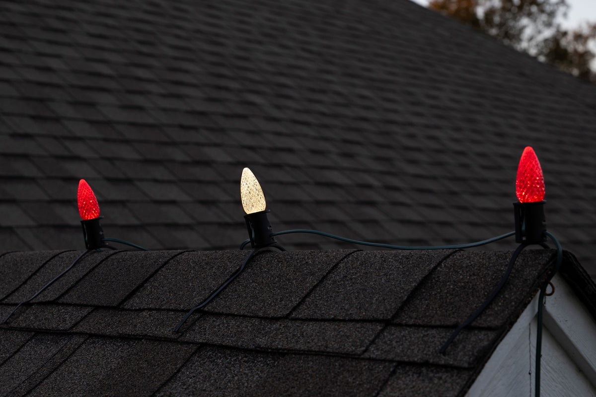 Ridgeline Stringer Kit - Red & Warm White Alternating - Per 10 Foot Section