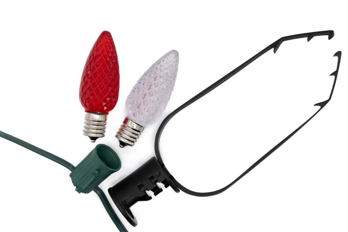 Ridgeline Stringer Kit - Red & Cool White Alternating - 10 Per Foot Section