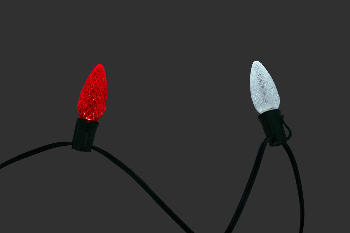 Ground Lights Stringer Kit - Red & Cool White Alternating - Per 10 Foot Section