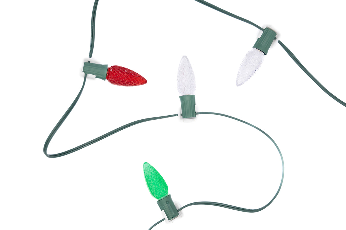 Metal Roof Stringer Kit - Red, Green & Cool White - Per 10 Foot Section