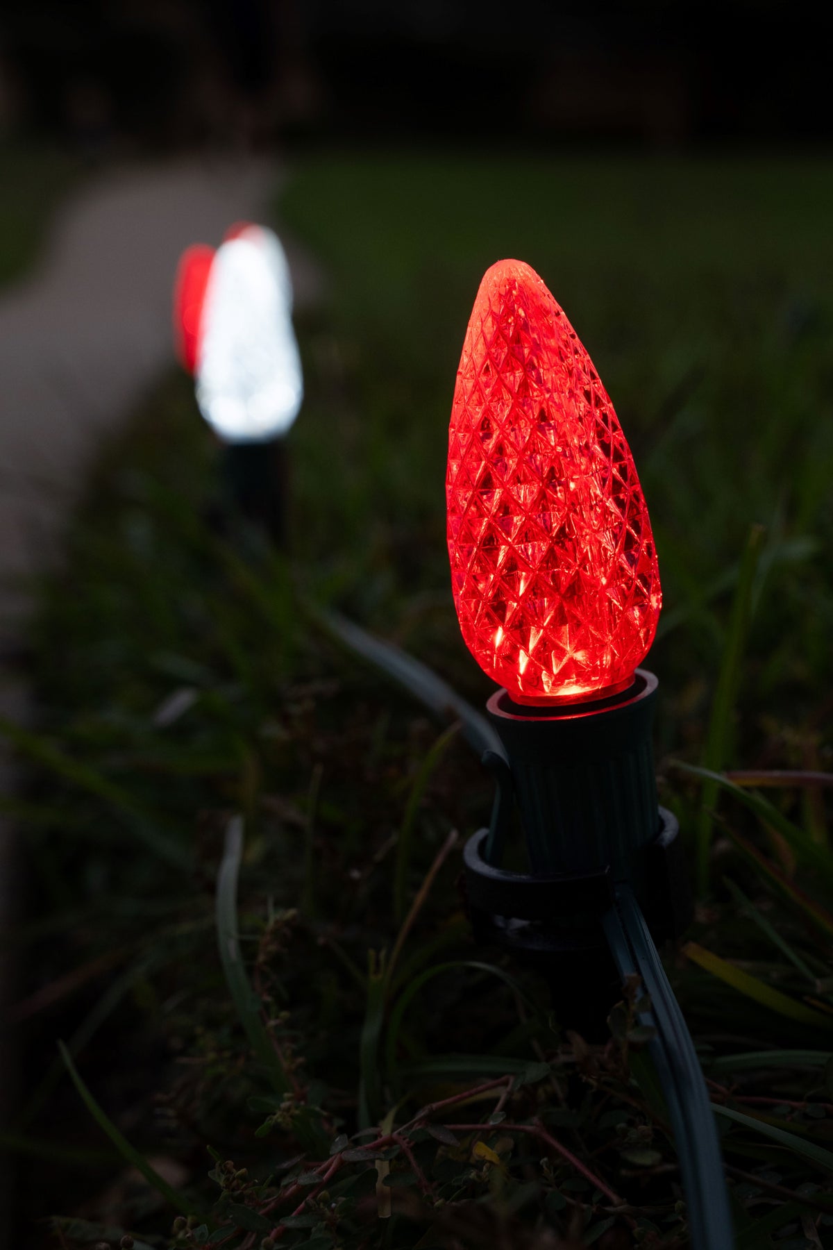 Ground Lights Stringer Kit - Red & Cool White Alternating - Per 10 Foot Section