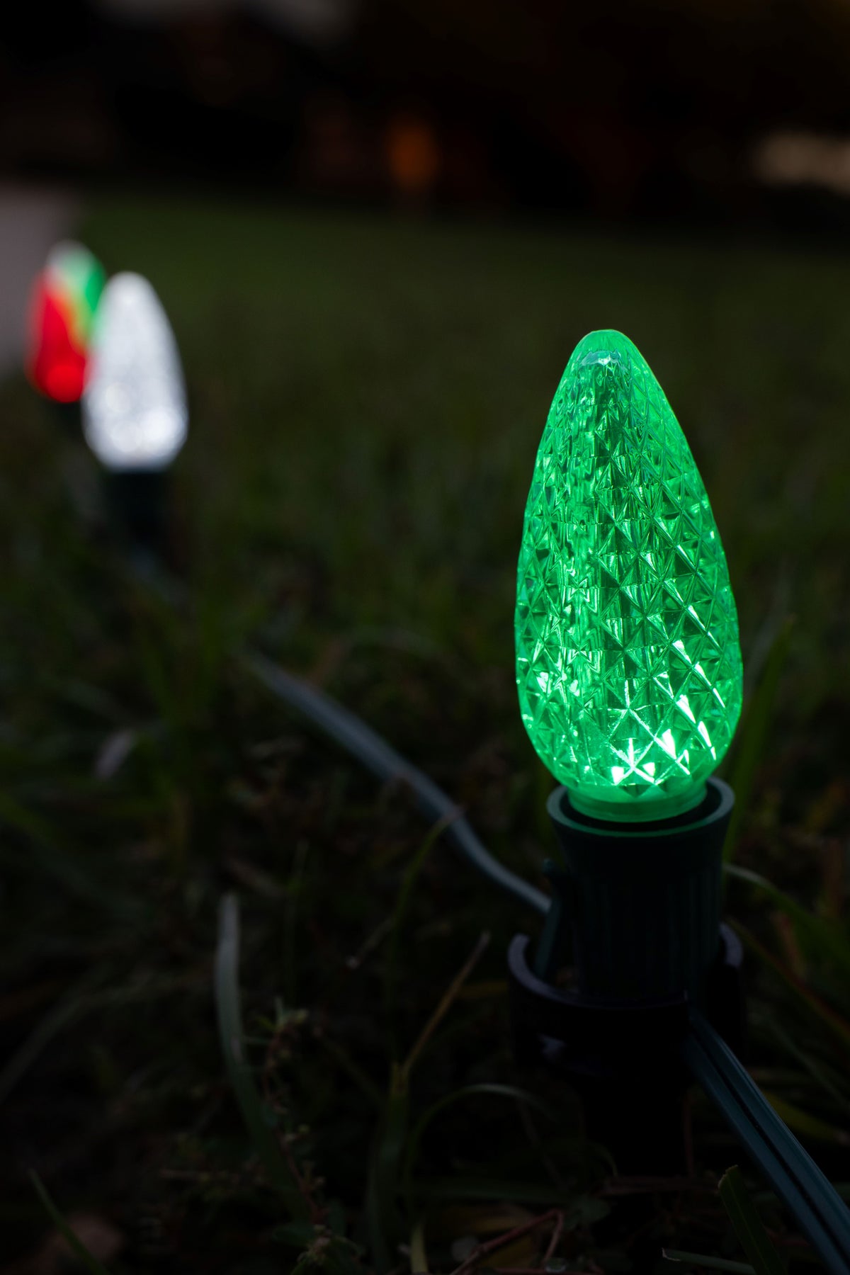 Ground Lights Stringer Kit - Red, Green & Cool White - Per 10 Foot Section
