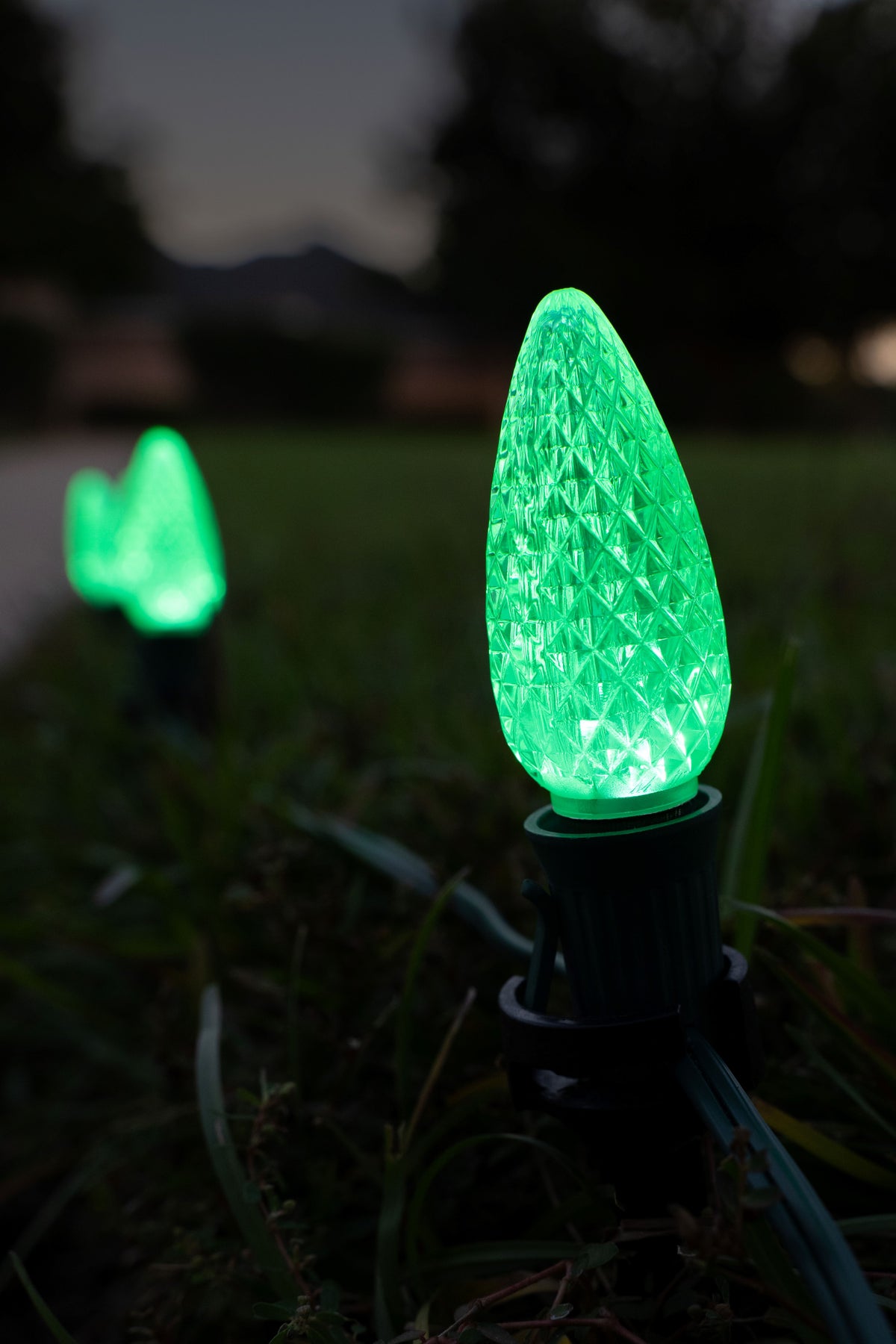Ground Lights Stringer Kit - Green - Per 10 Foot Section