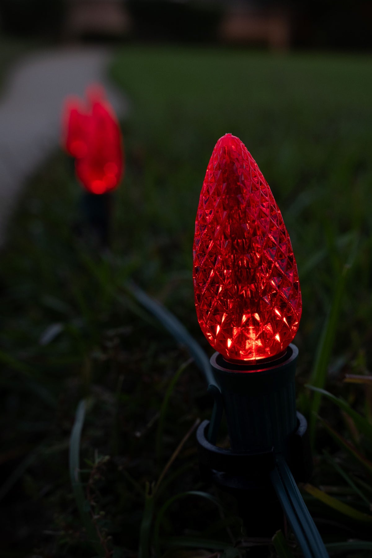 Ground Lights Stringer Kit - Red - Per 10 Foot Section