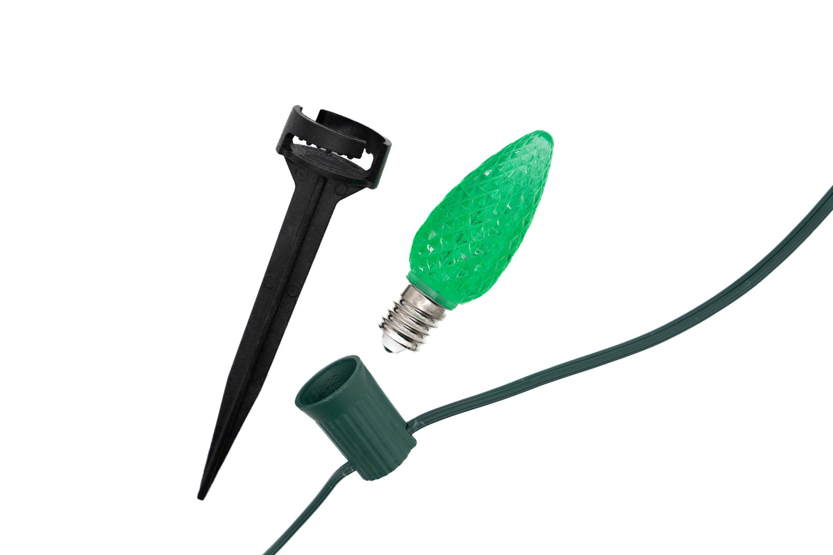 Ground Lights Stringer Kit - Green - Per 10 Foot Section