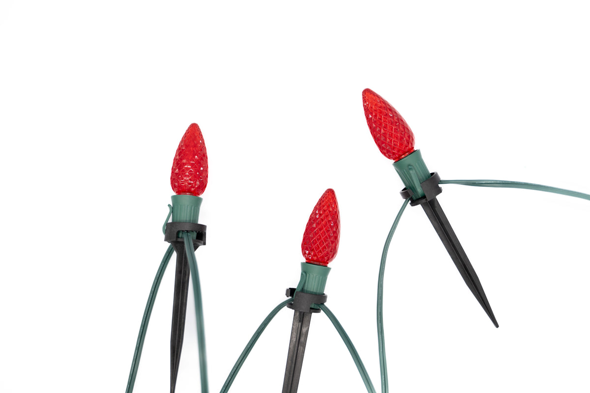Ground Lights Stringer Kit - Red - Per 10 Foot Section