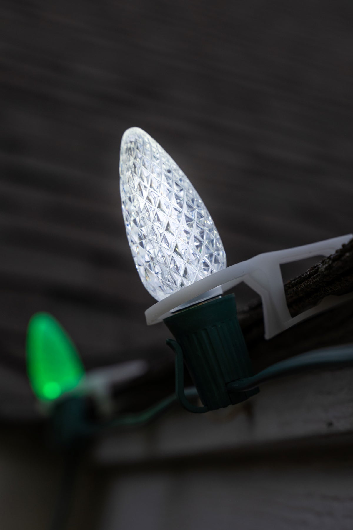 Shingle & Gutter Stringer Kit - Green & Cool White Alternating - Per 10 Foot Section